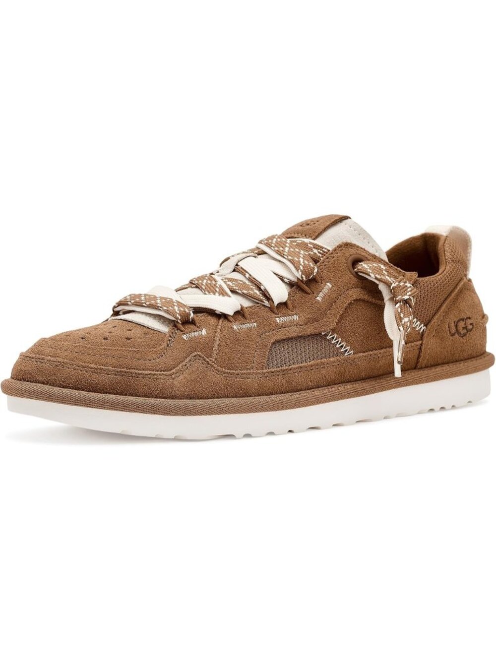 Ugg Men's Chestnut Round Toe Casual Imported Microfiber Suede Minimel Sneakers
